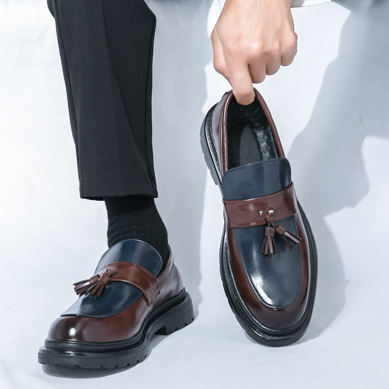 Men Formal Wear Shoes - Zapatos de cuero informales antideslizantes de
