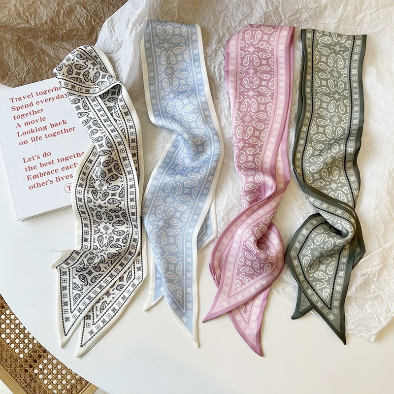 Silk Tie Woven - Conjunto de bufanda de satén de