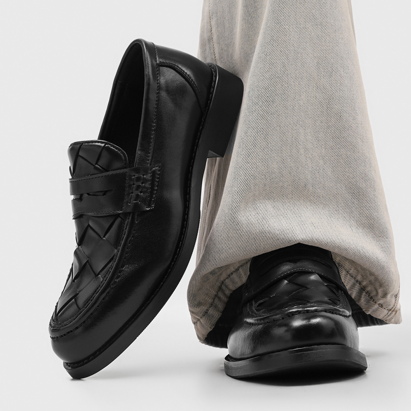 Formal Men Daily Wear Shoes - Mocasines tejidos a mano para hombre,
