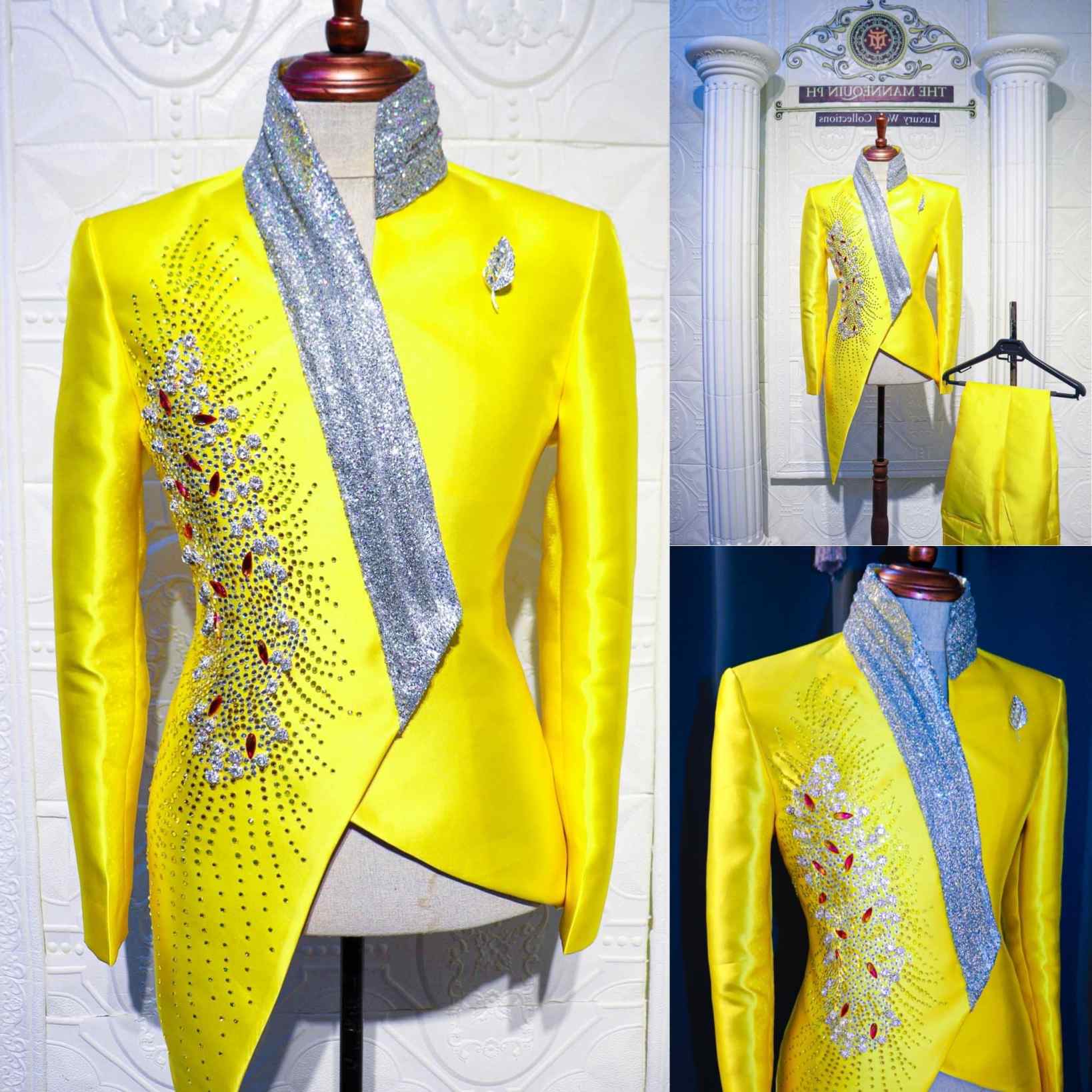 Formal Wear For Men Yellow - Esmoquin de boda amarillo a la