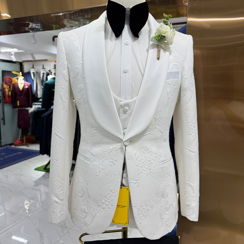 Men'S Formal Wear In Wedding - Traje de Boda para Hombre, Blanco,