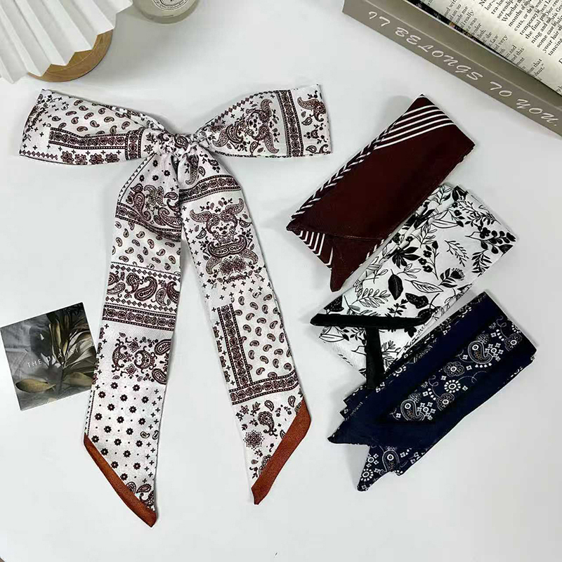 Silk Tie Woven - Novedad 2025: Pañuelo de seda fino