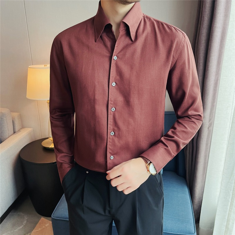 Men Formal Wear Clothes - Camisas Transpirables 100% Lyocell para Hombre,