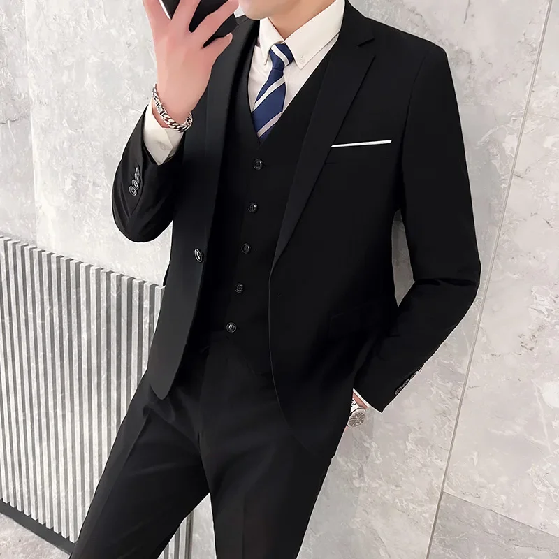 Korean Men Formal Wear - Traje al aire libre transpirable (Blazer