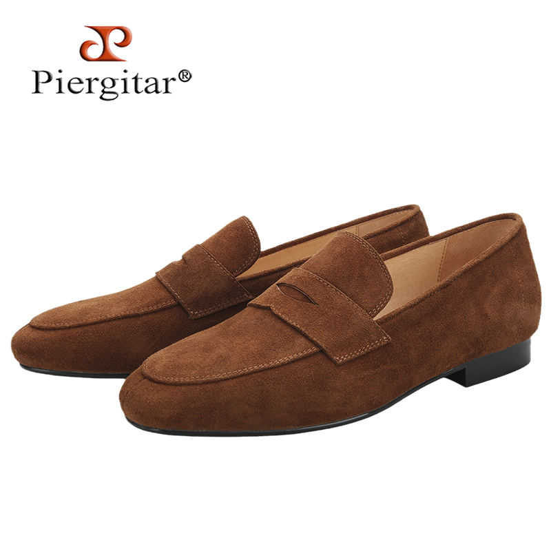 Men'S Luxury Formal Wear Brands - Piergitar-mocasines de ante multicolor para hombre,
