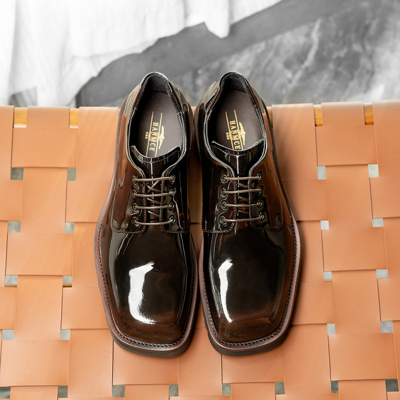 Korean Men Formal Wear - Zapatos elegantes de cuero para hombre,