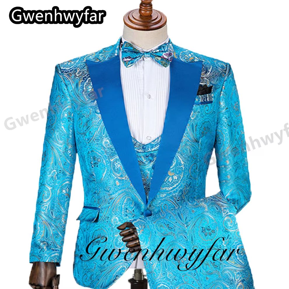 Men'S Formal Wear In Wedding - Trajes de hombre con patrón de