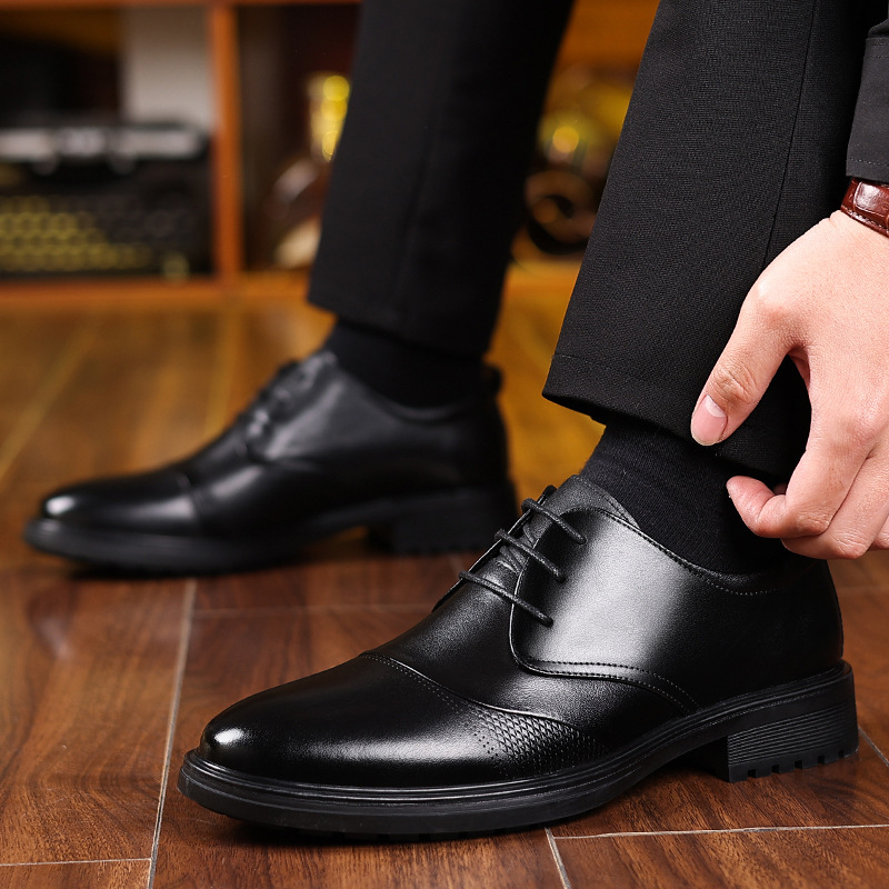 Formal Men Daily Wear Shoes - Zapatos Oxford de Hombre, Negros, de