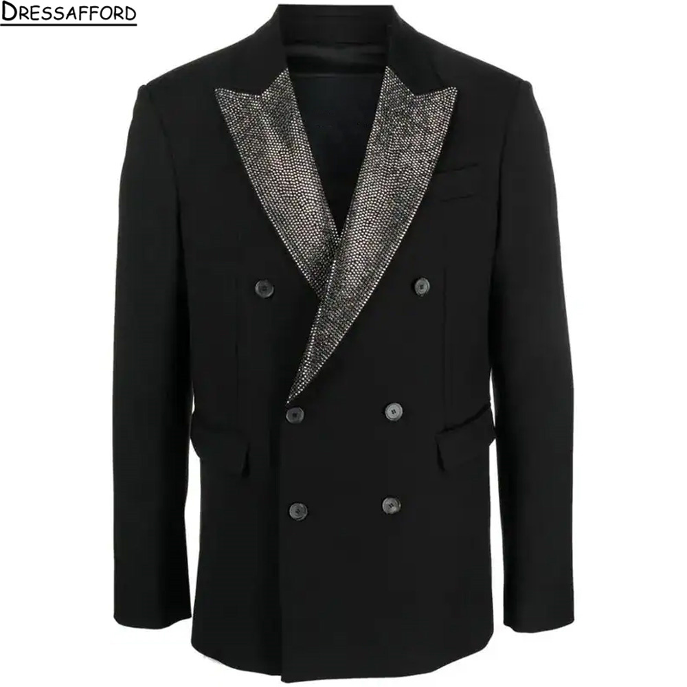 Elegant Formal Men'S Wear - Traje de lujo con diamantes para