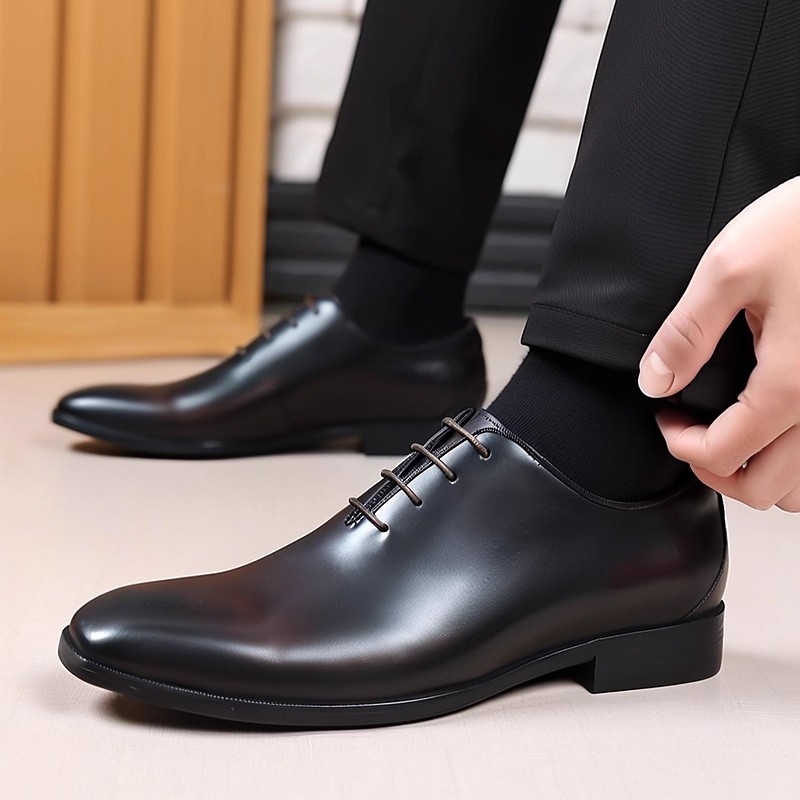 Men'S Luxury Formal Wear Brands - Zapatos Oxford de cuero genuino de