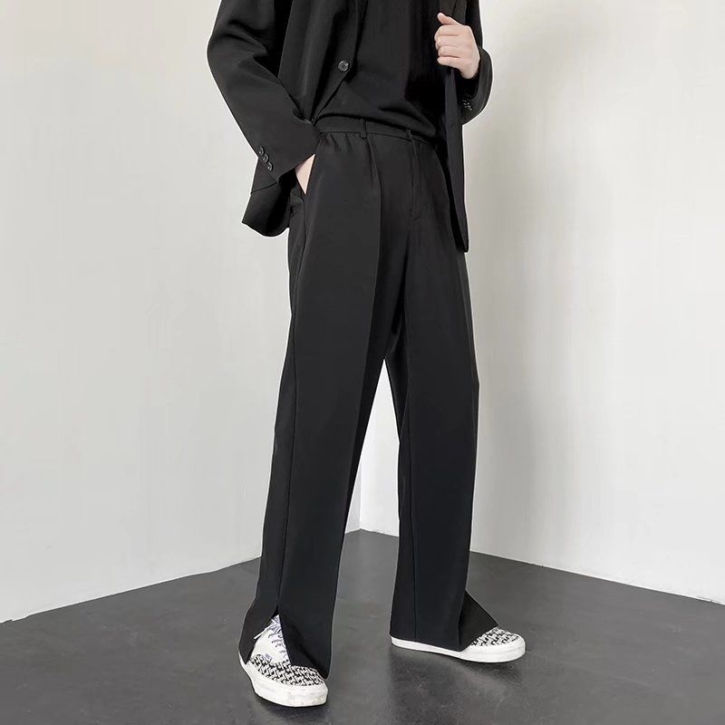 Pantalones de traje gris caqui - Korean Men Formal Wear reseña y precio
