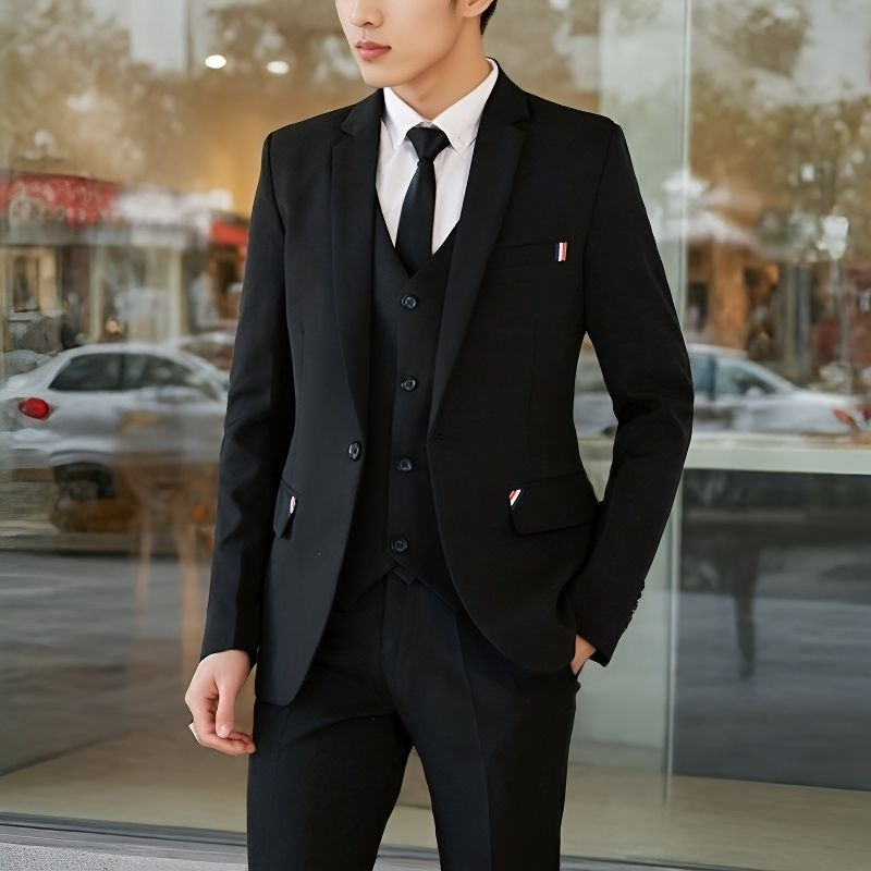 Traje de 2 Piezas para Hombre, - Korean Men Formal Wear reseña y precio