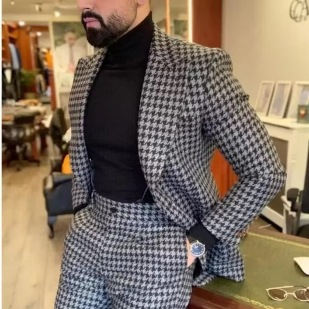 Traje Vintage de pata de gallo - Men'S Formal Wear In Wedding reseña y precio