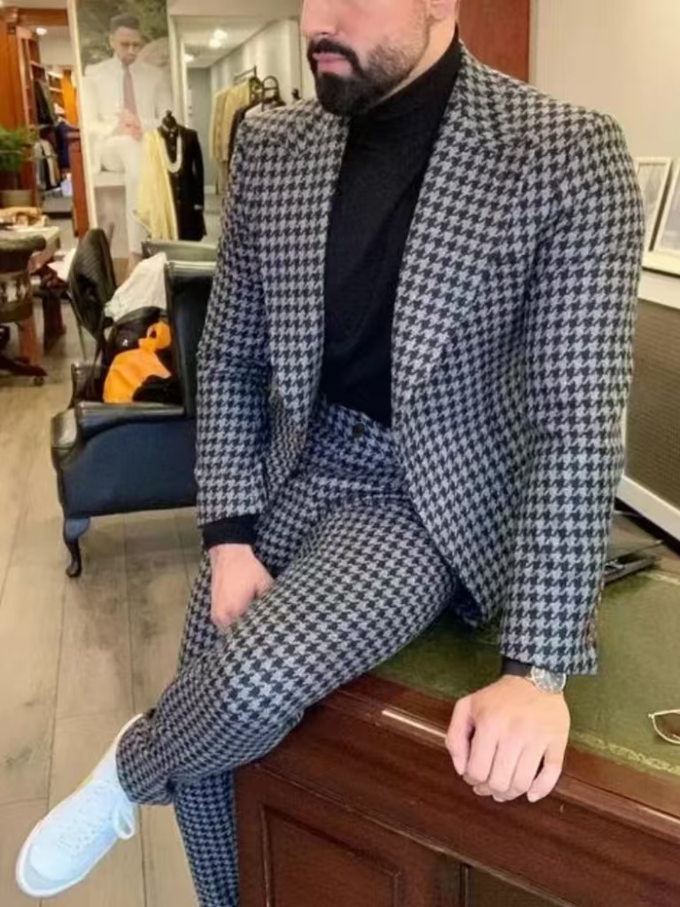 Traje Vintage de pata de gallo - Men'S Formal Wear In Wedding reseña y precio