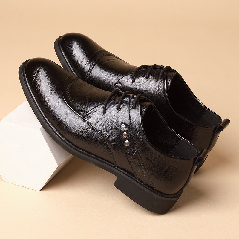 Zapatos Oxford de cuero con de - Formal Men Daily Wear Shoes reseña y precio