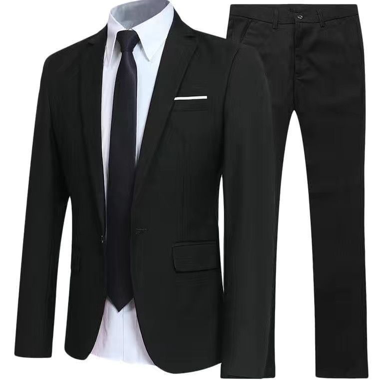 Traje de tres piezas para homb - Korean Men Formal Wear reseña y precio
