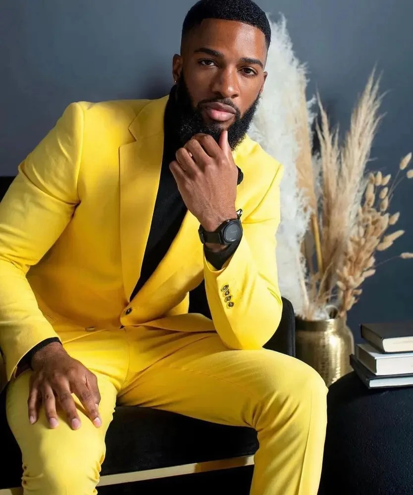 Trajes de Hombre Amarillos, Co - Formal Wear For Men Yellow reseña y precio