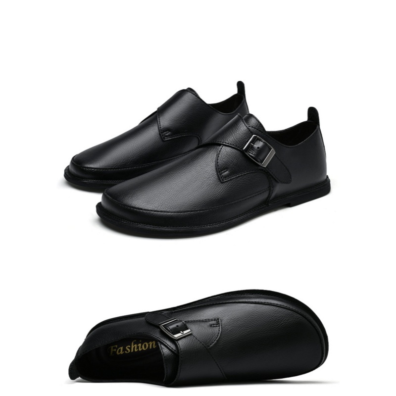 Zapatos Munk de cuero para hom - Formal Men Daily Wear Shoes reseña y precio