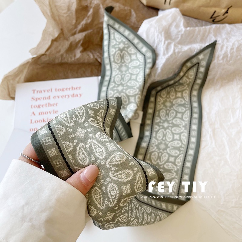 Conjunto de bufanda de satén d - Silk Tie Woven reseña y precio