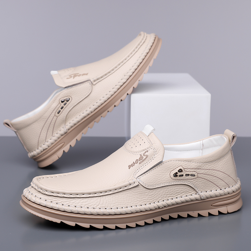 Zapatos de Cuero Genuinos de P - Formal Men Daily Wear Shoes reseña y precio