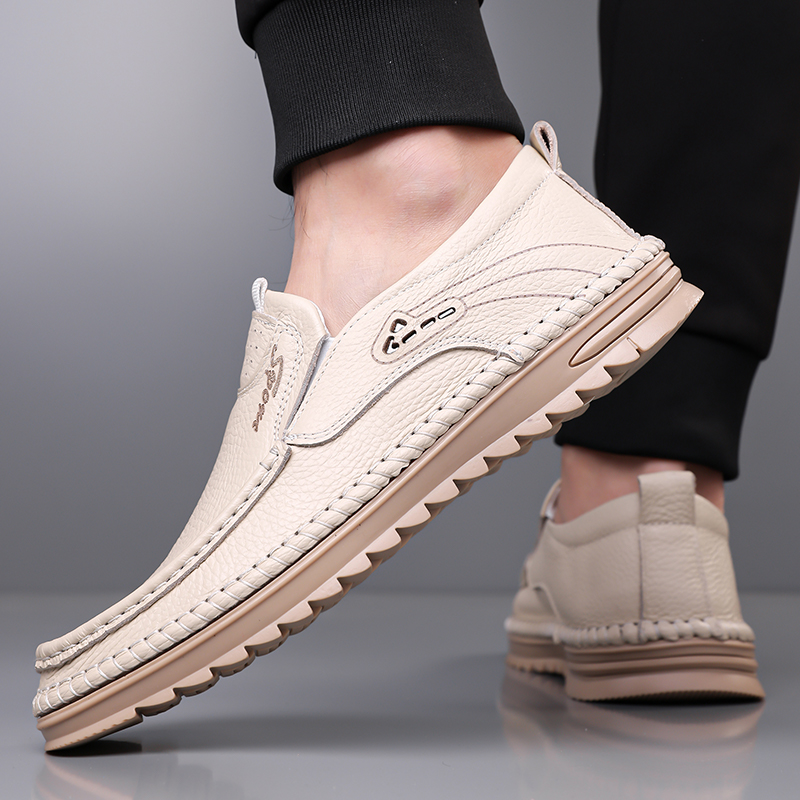Zapatos de Cuero Genuinos de P - Formal Men Daily Wear Shoes reseña y precio