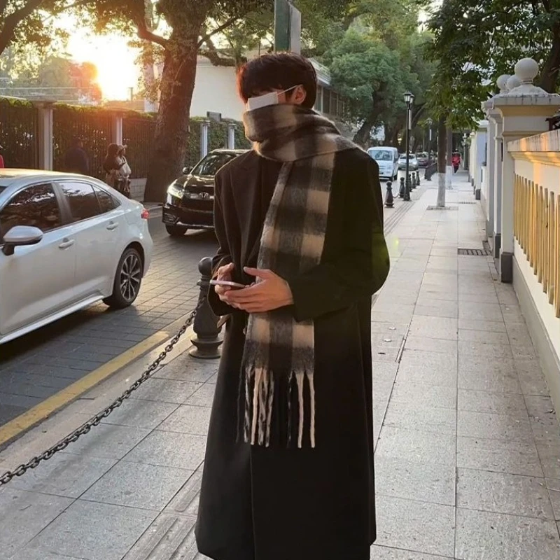 Abrigo de lana de inspiración  - Korean Men Formal Wear reseña y precio