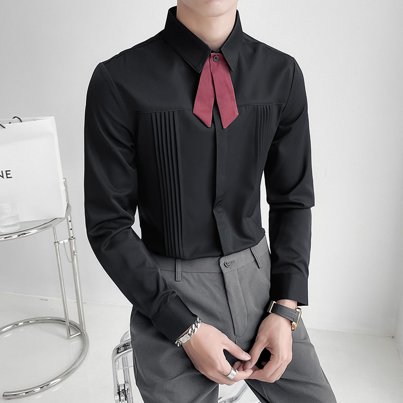 Camisa de lujo para fiesta de  - Korean Men Formal Wear reseña y precio
