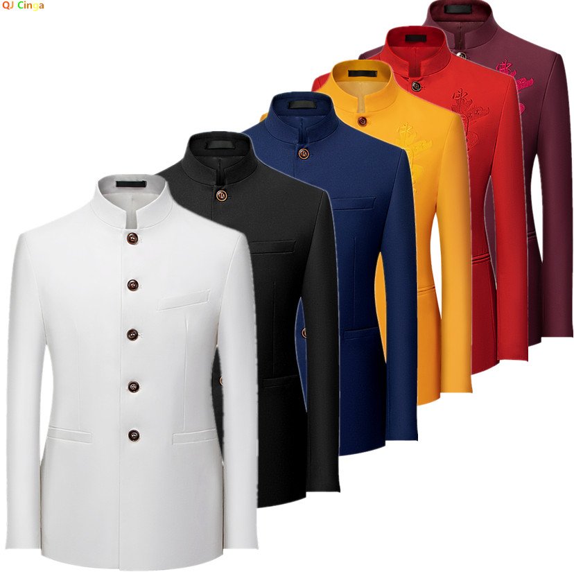 Traje de Chaqueta de Manga Lar - Korean Men Formal Wear reseña y precio