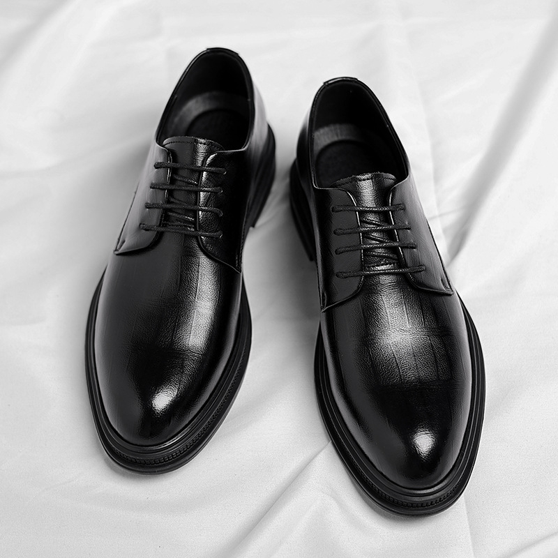 Zapatos de vestir Derby con co - Formal Men Daily Wear Shoes reseña y precio