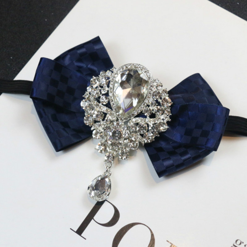 Broche de pajarita de diamante - Korean Men Formal Wear reseña y precio