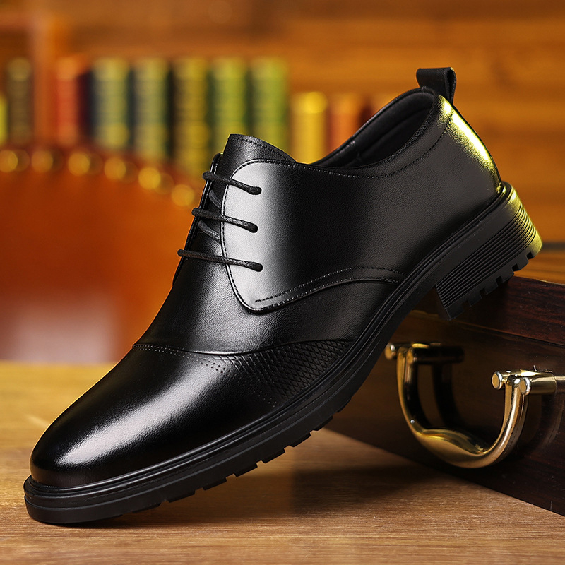 Zapatos Oxford de Hombre, Negr - Formal Men Daily Wear Shoes reseña y precio