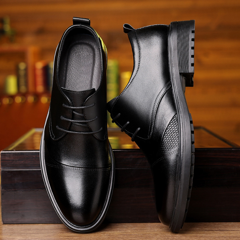 Zapatos Oxford de Hombre, Negr - Formal Men Daily Wear Shoes reseña y precio