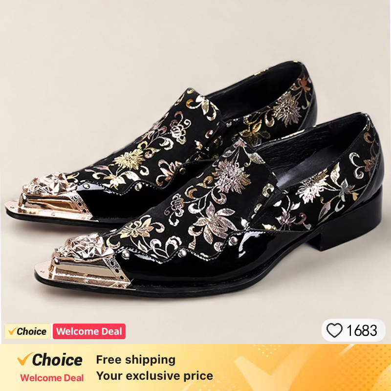 Zapatos de vestir de cuero par - Men Formal Wear Shoes reseña y precio